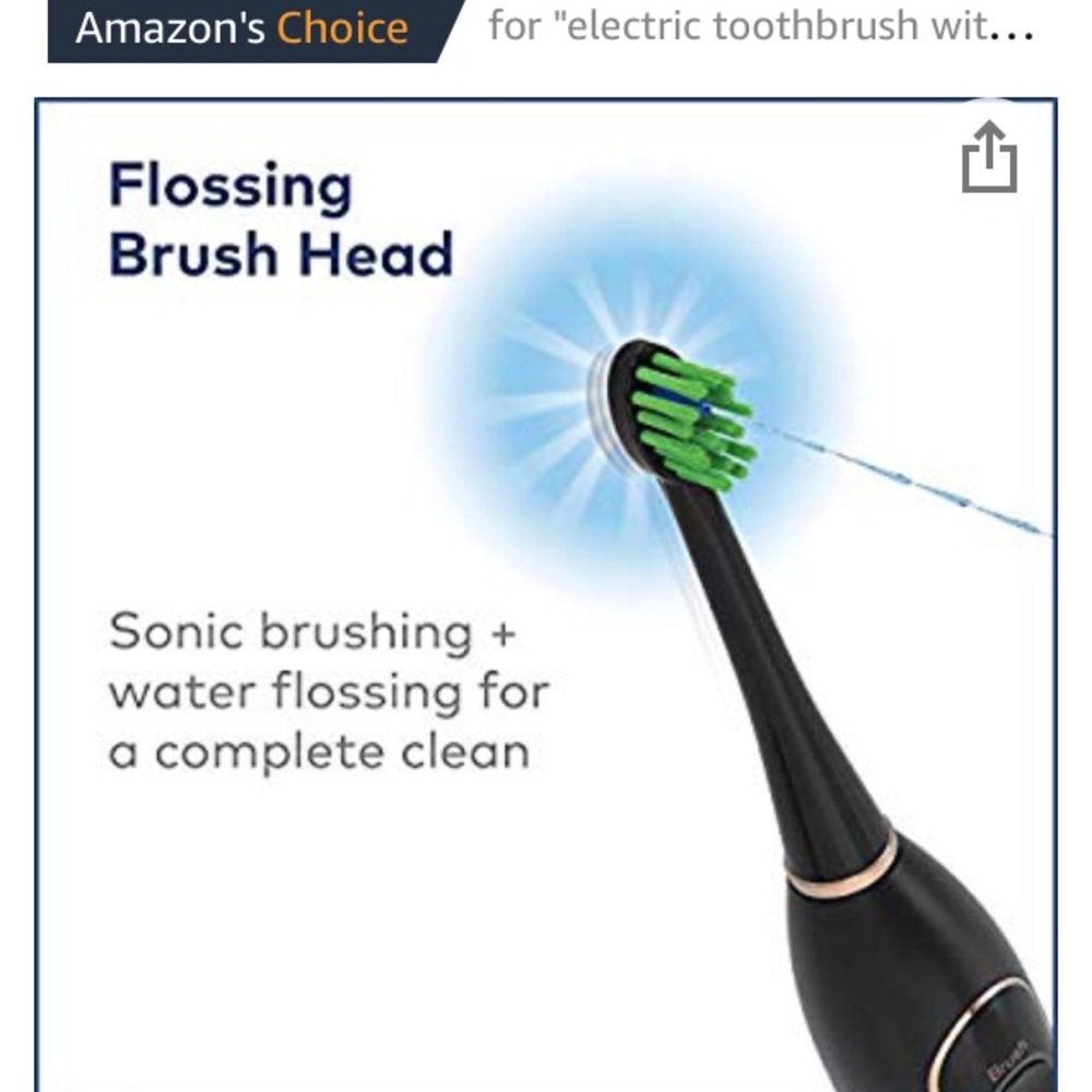 Waterpik Sidekick Water Flosser, black/copper